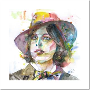 OSCAR WILDE watercolor portrait .4 Posters and Art